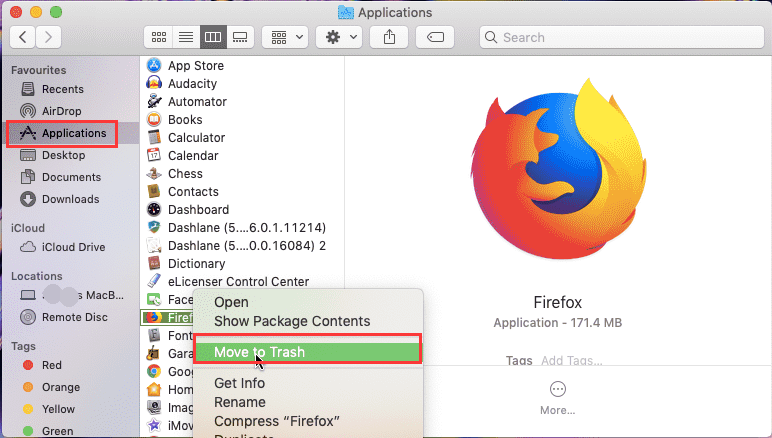 firefox browser cleaner mac